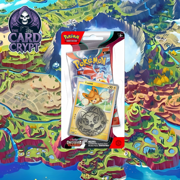 Pokémon: Scarlet & Violet Obsidian Flames Pawmi Blister Pack [Booster Pack, Promo Card & Coin]