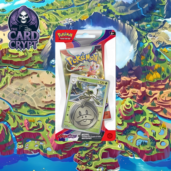 Pokémon: Scarlet & Violet Base Set Spidops Blister Pack [Booster Pack, Promo Card & Coin]